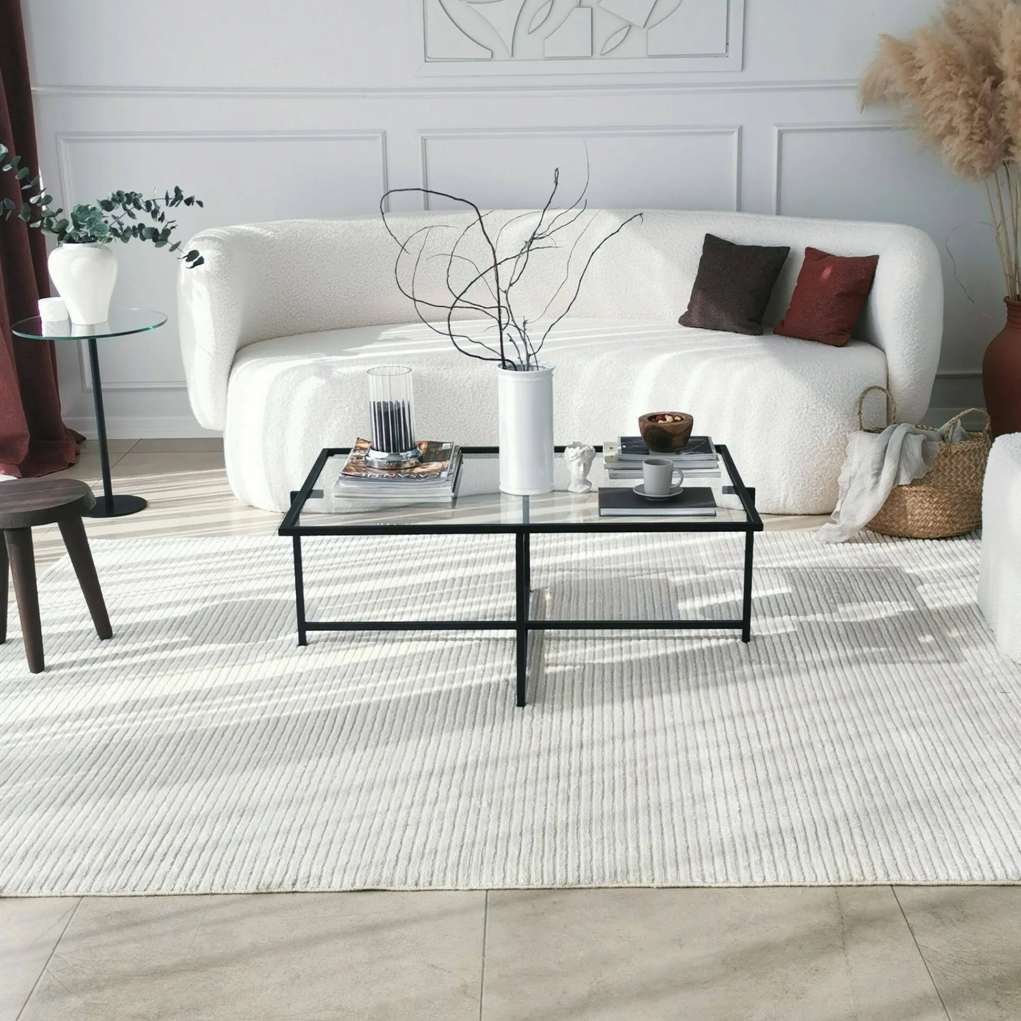Tavolino da salotto Anna, 94x64h35 cm,<Dmora Hot
