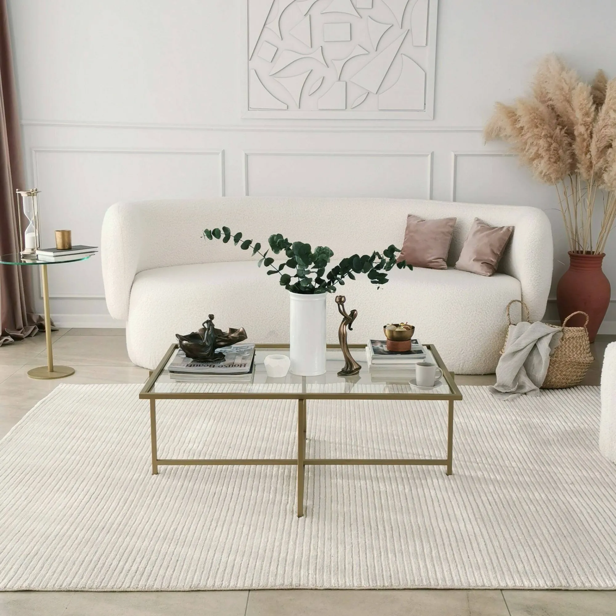 Tavolino da salotto Anna, 94x64h35 cm,<Dmora Store