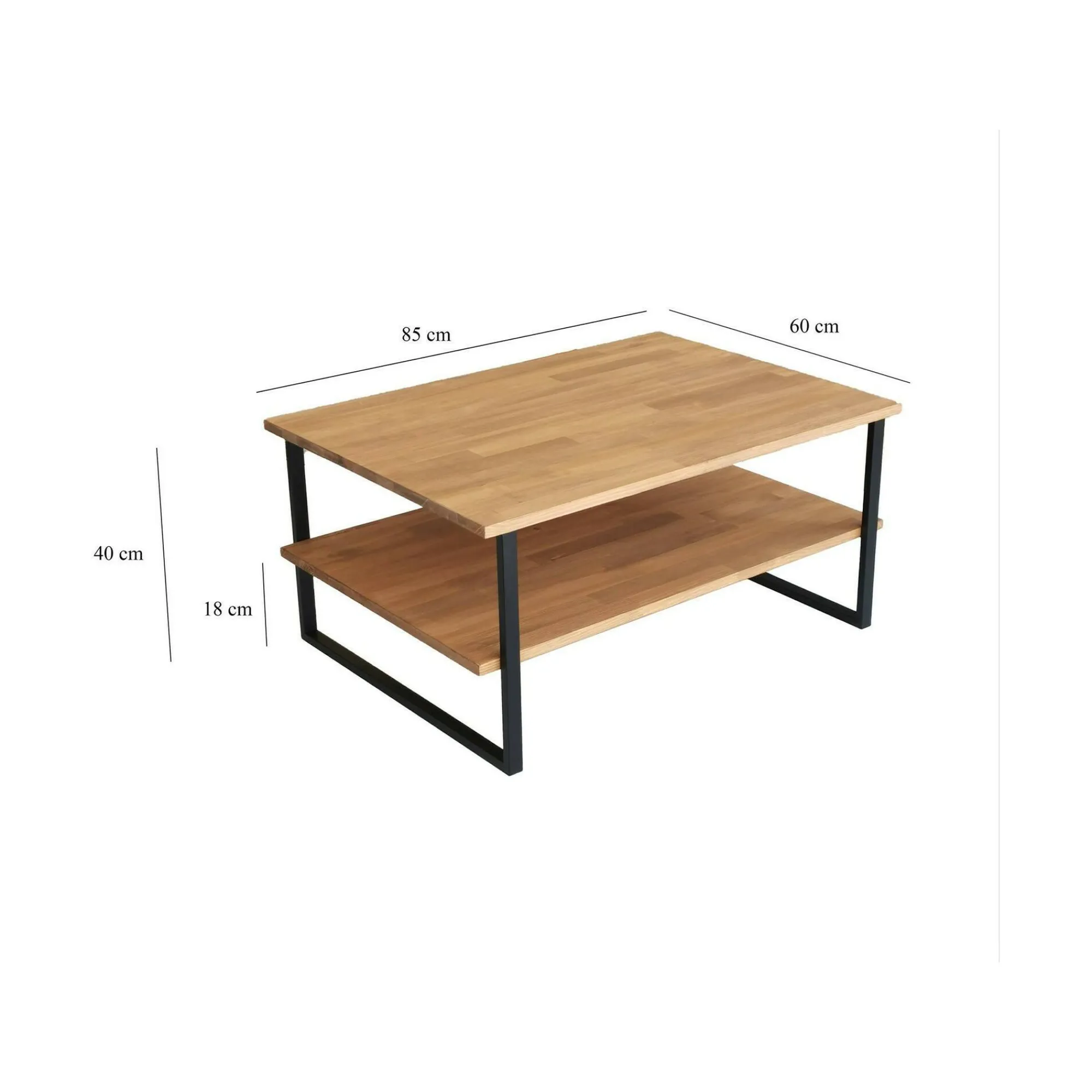 Tavolino da salotto Aprica, 85x60h40 cm,<Dmora Online