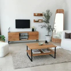 Tavolino da salotto Aprica, 85x60h40 cm,<Dmora Online