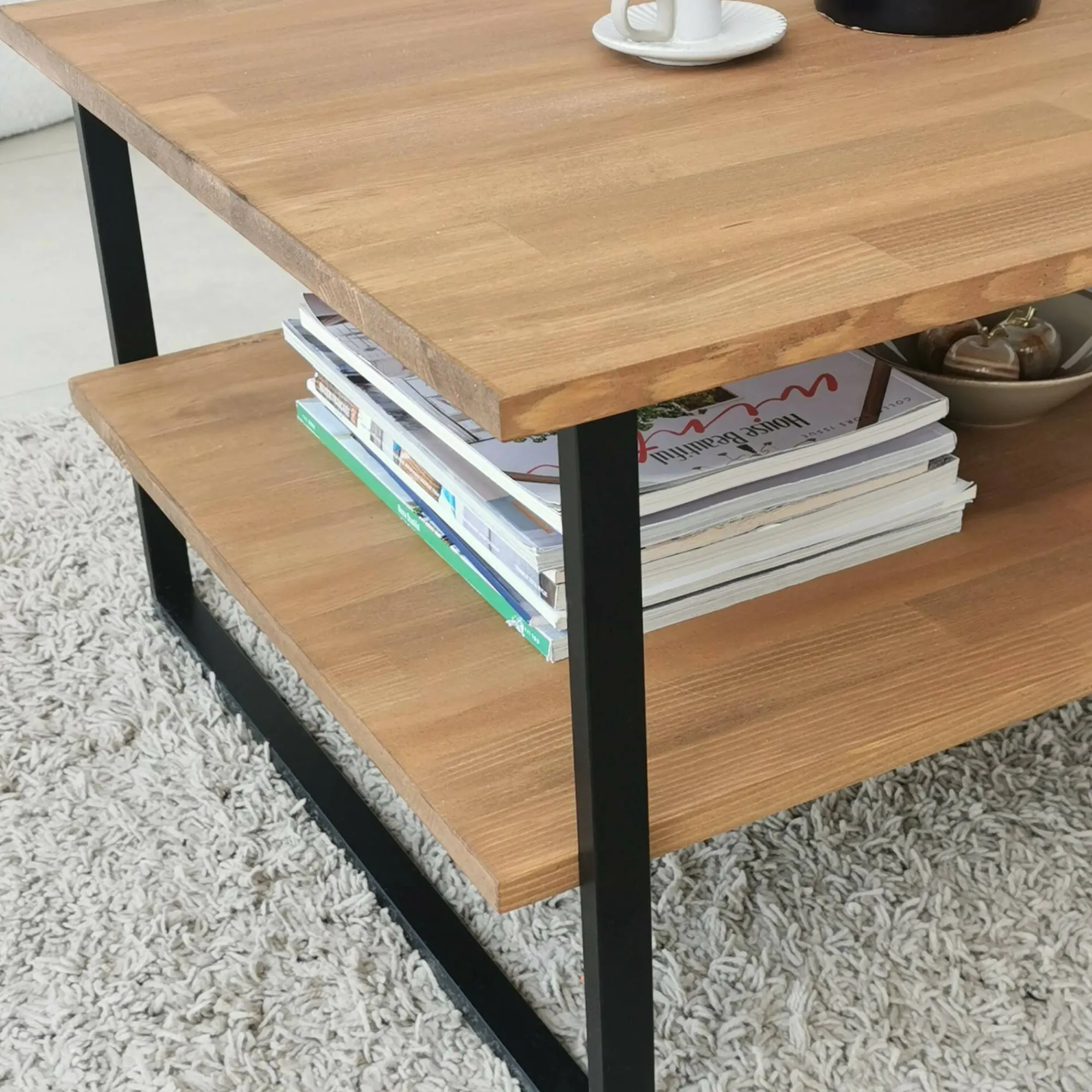 Tavolino da salotto Aprica, 85x60h40 cm,<Dmora Online