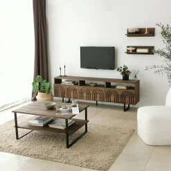 Tavolino da salotto Aprica, 85x60h40 cm,<Dmora Store