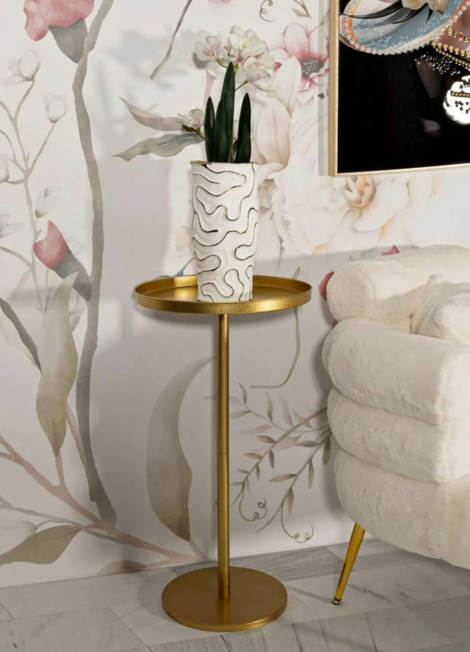 Tavolino da salotto Argile, , 51x51 h100 cm<Dmora Clearance