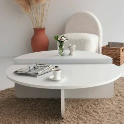 Tavolino da salotto Azim, 90x90h35 cm,<Dmora Online