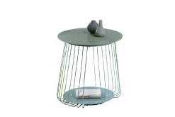 Tavolino da salotto BadHonnef, Tavolo basso da caffè, Portariviste per divano, Ripiano da soggiorno, 50x50 h50 cm,<Dmora Clearance