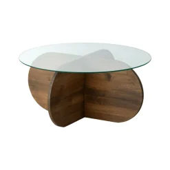 Tavolino da salotto Bagolino, 75x75h35 cm,<Dmora Flash Sale