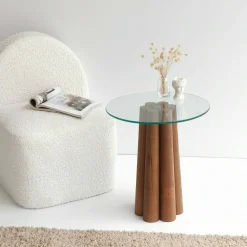 Tavolino da salotto Brasilia, 45x50h50 cm,<Dmora Discount