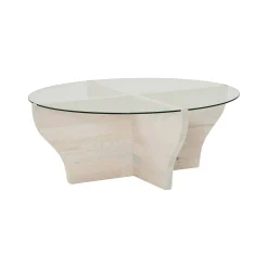 Tavolino da salotto Califfi, 92x92h36 cm,<Dmora Shop
