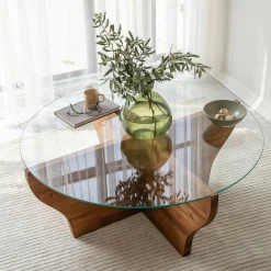 Tavolino da salotto Califfi, 92x92h36 cm,<Dmora Best
