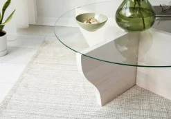 Tavolino da salotto Califfi, 92x92h36 cm,<Dmora Shop
