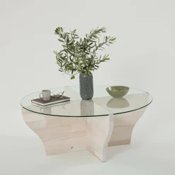 Tavolino da salotto Califfi, 92x92h36 cm,<Dmora Shop