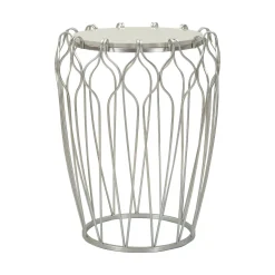 Tavolino da salotto Castelli, 48x48 h62 cm,<Dmora Outlet