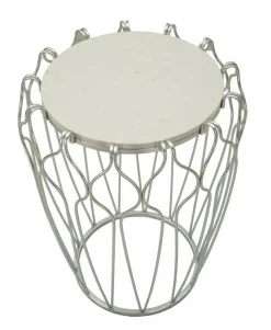 Tavolino da salotto Castelli, 48x48 h62 cm,<Dmora Outlet