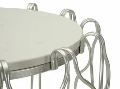 Tavolino da salotto Castelli, 48x48 h62 cm,<Dmora Outlet