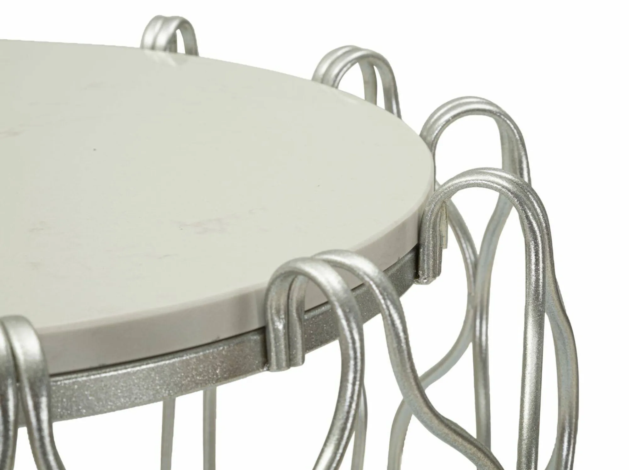Tavolino da salotto Castelli, 48x48 h62 cm,<Dmora Outlet