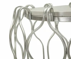 Tavolino da salotto Castelli, 48x48 h62 cm,<Dmora Outlet
