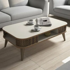 Tavolino da salotto Dkeramitsi, 105x60 h35 cm,<Dmora Store