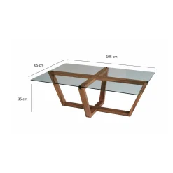 Tavolino da salotto Dliveran, 105x65h35 cm,<Dmora Sale