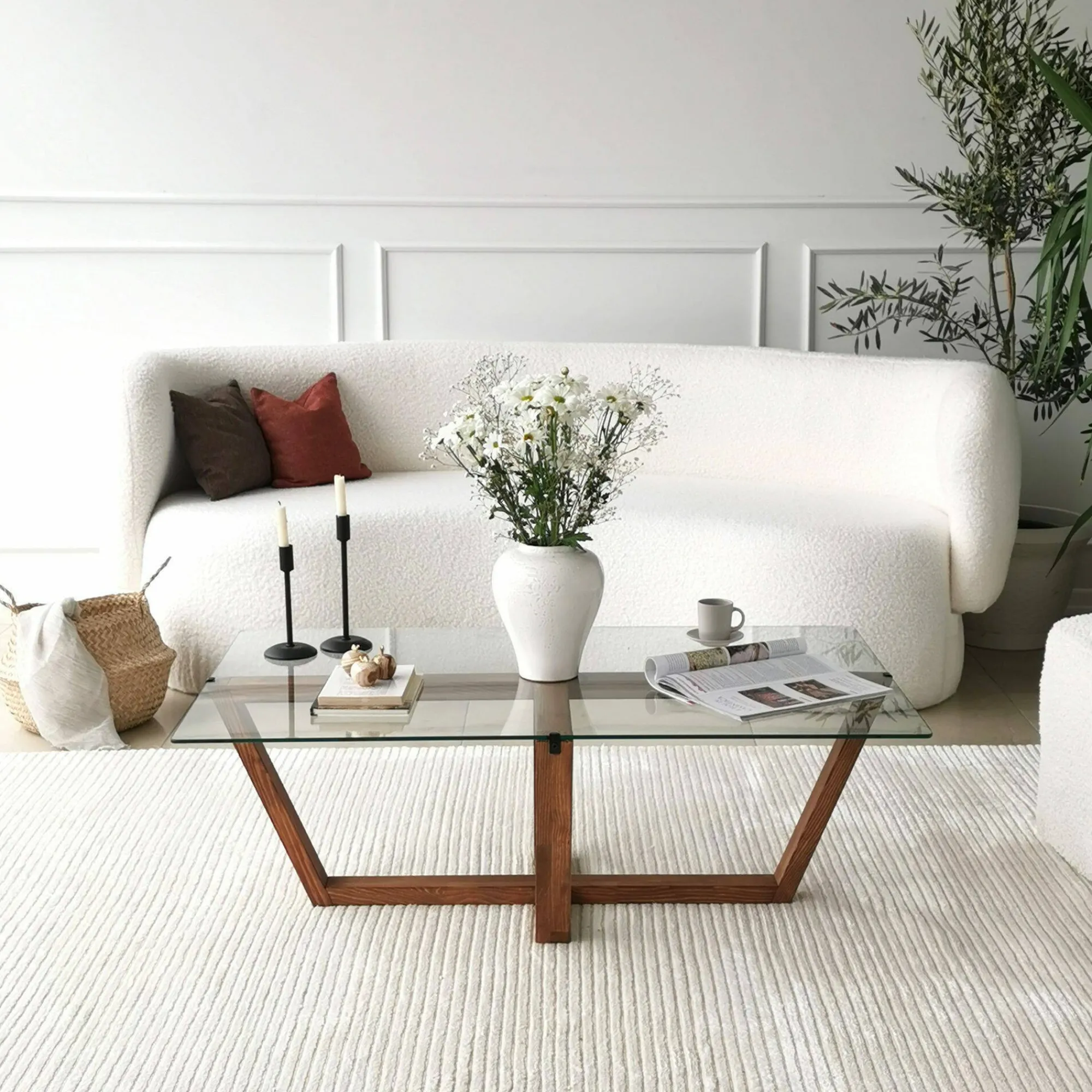 Tavolino da salotto Dliveran, 105x65h35 cm,<Dmora Sale