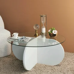 Tavolino da salotto Doliveir, 75x75h35 cm,<Dmora Best