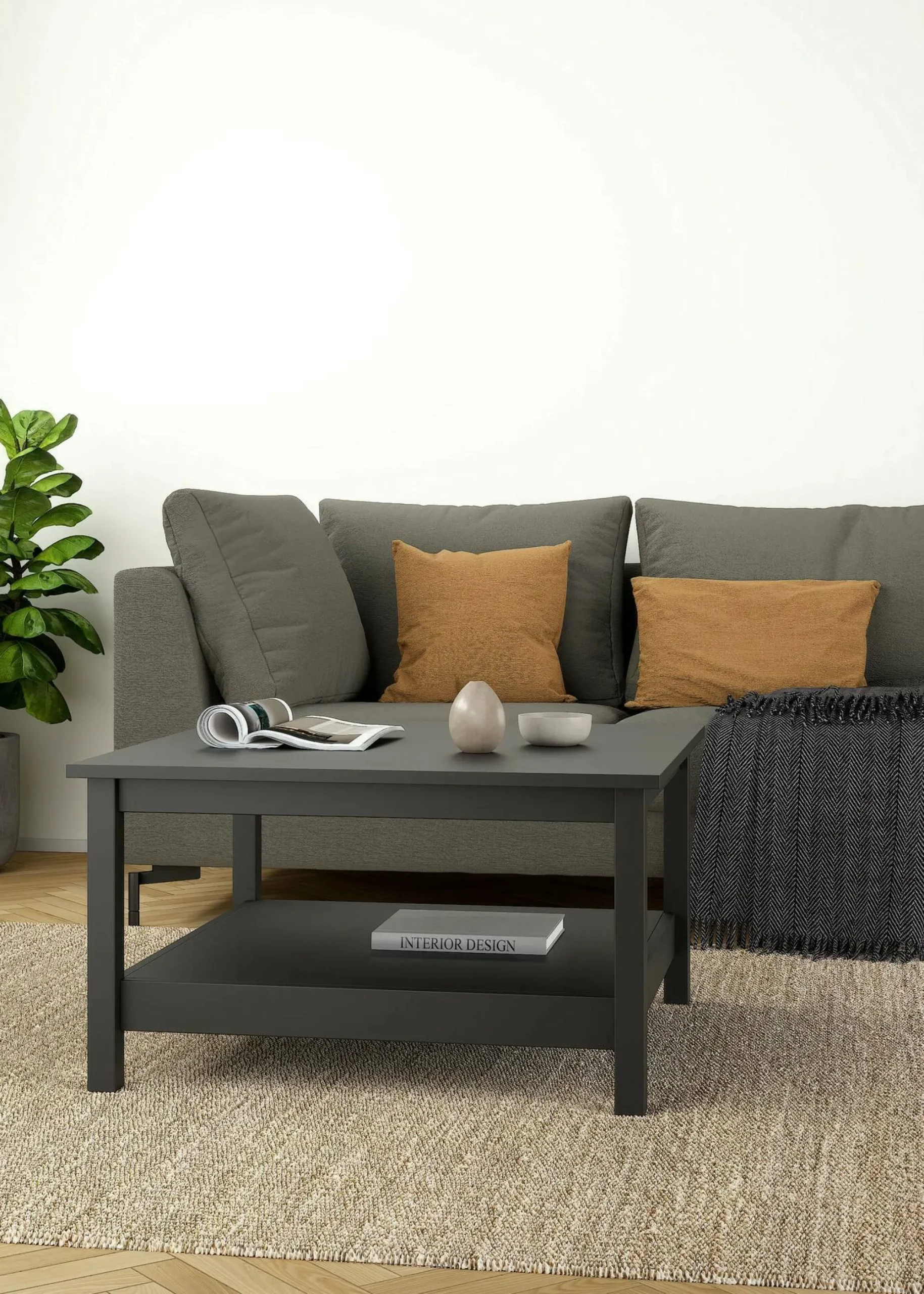 Tavolino da salotto Dvalzani, 81x81 h45 cm,<Dmora Best