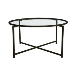 Tavolino da salotto Ecaterina, 83x82h40 cm,<Dmora Cheap