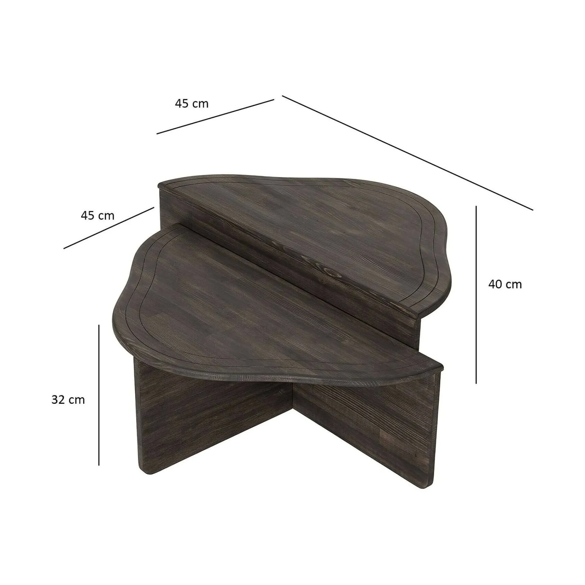 Tavolino da salotto Emiri, 90x90h40 cm,<Dmora Cheap