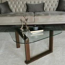 Tavolino da salotto Eufrasia, 96x81h41 cm,<Dmora Sale