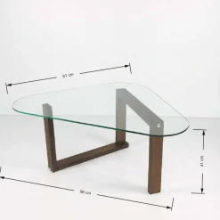 Tavolino da salotto Eufrasia, 96x81h41 cm,<Dmora Sale