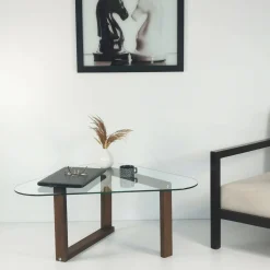 Tavolino da salotto Eufrasia, 96x81h41 cm,<Dmora Sale