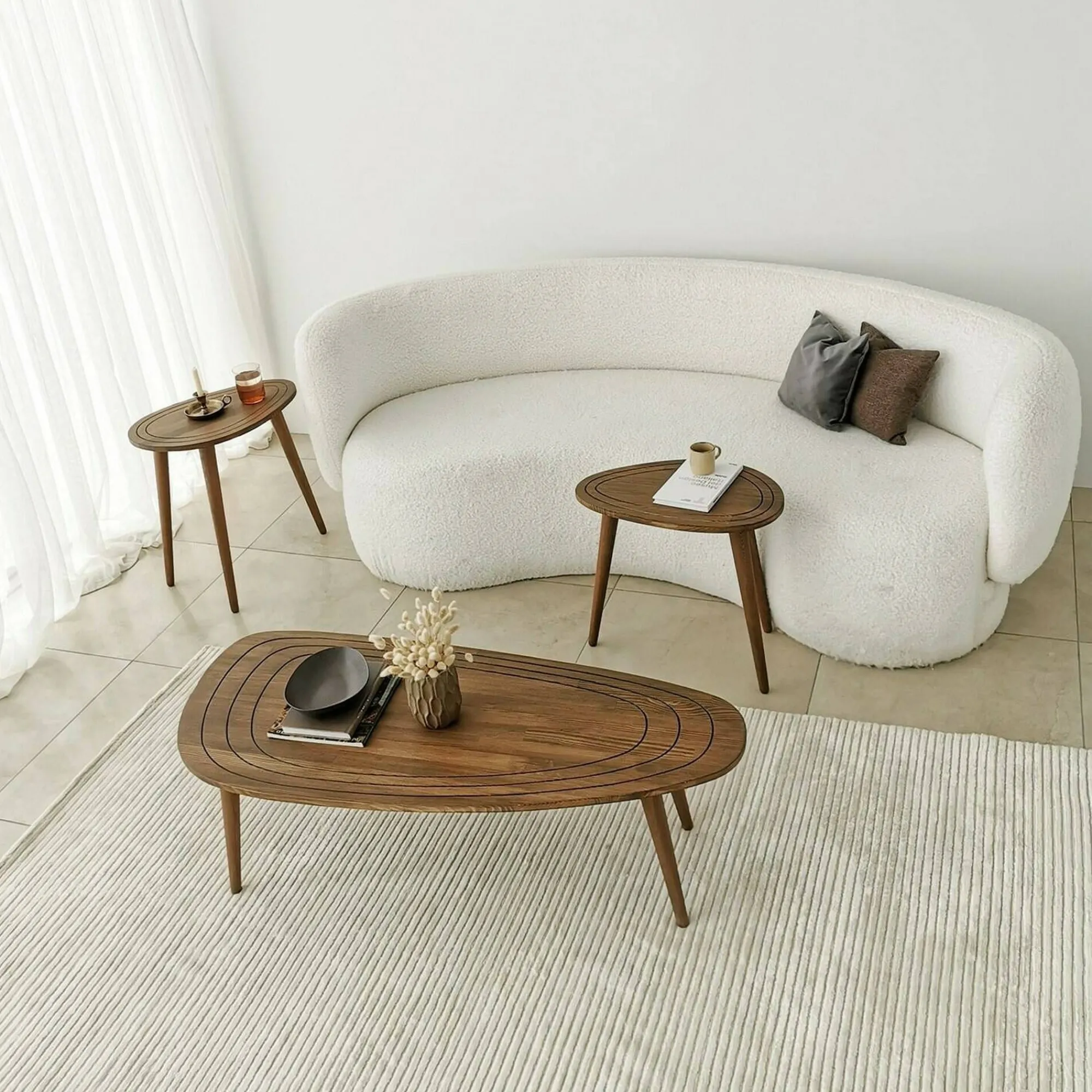 Tavolino da salotto Eugenia, 115x50h38 cm,<Dmora Cheap