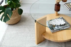 Tavolino da salotto Felino, 75x75h40 cm,<Dmora Cheap