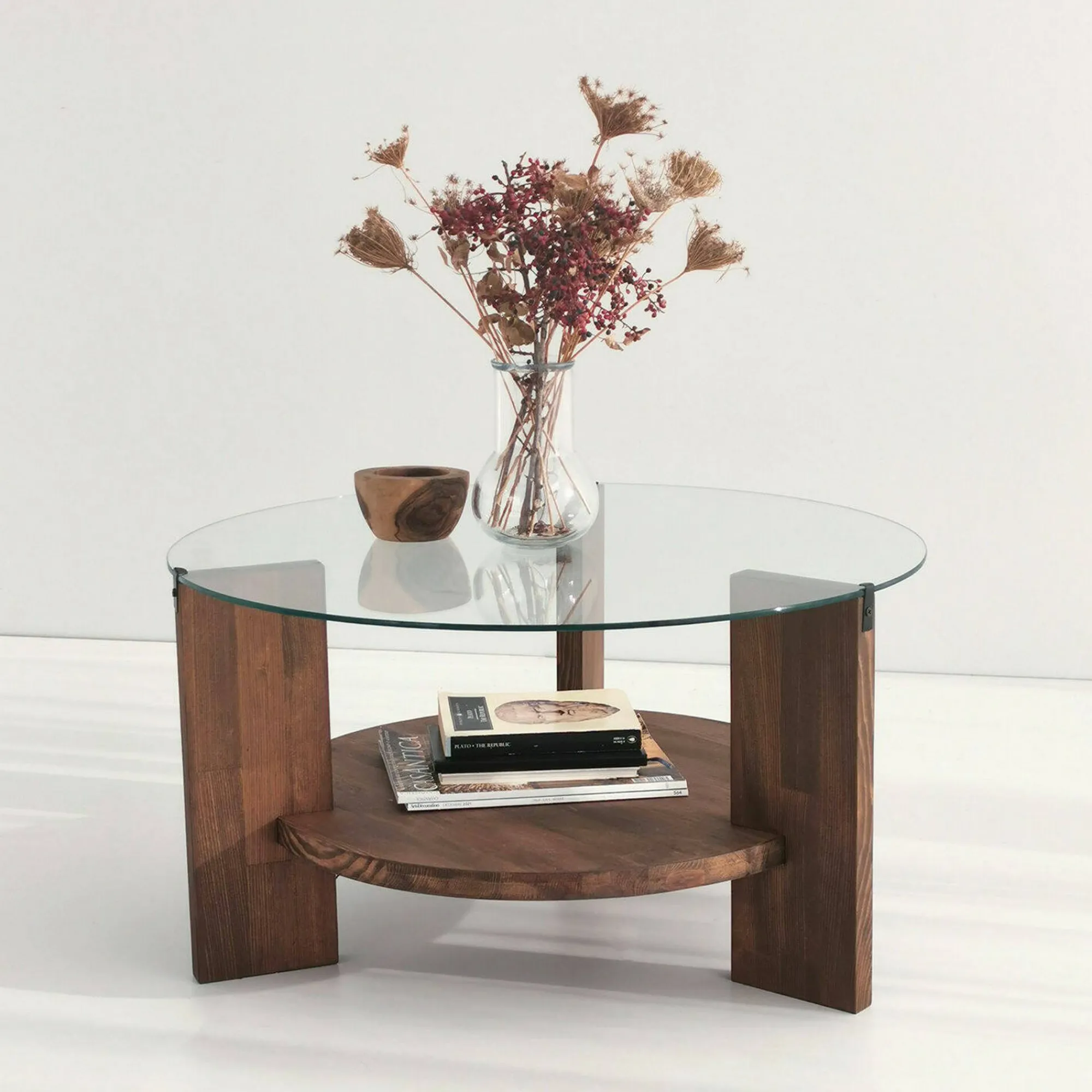 Tavolino da salotto Felino, 75x75h40 cm,<Dmora Cheap