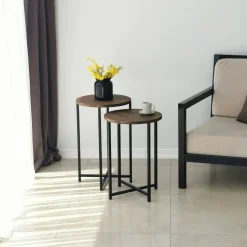 Tavolino da salotto Gwenllian, 70x35h55 cm,<Dmora Clearance