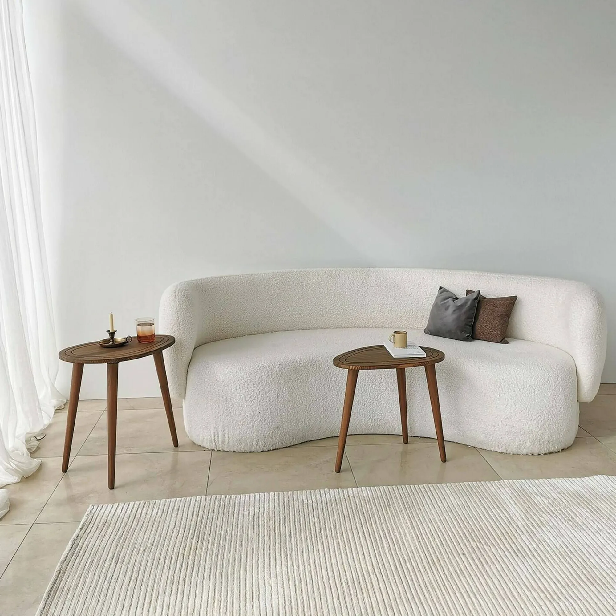 Tavolino da salotto Janequeo, 50x33h52 cm,<Dmora Fashion