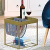 Tavolino da salotto Kamen, Tavolo basso da caffè, Portariviste per divano, Ripiano da soggiorno, 35x40 h35 cm,<Dmora Store