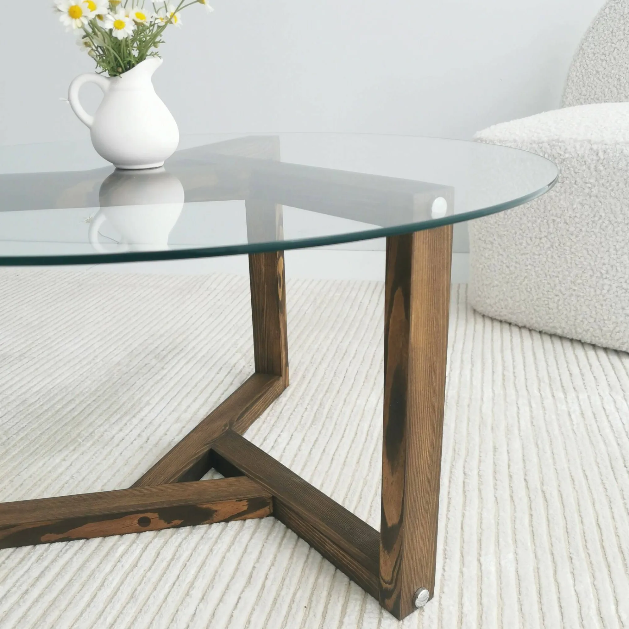 Tavolino da salotto Luigia, 75x75h40 cm,<Dmora Cheap