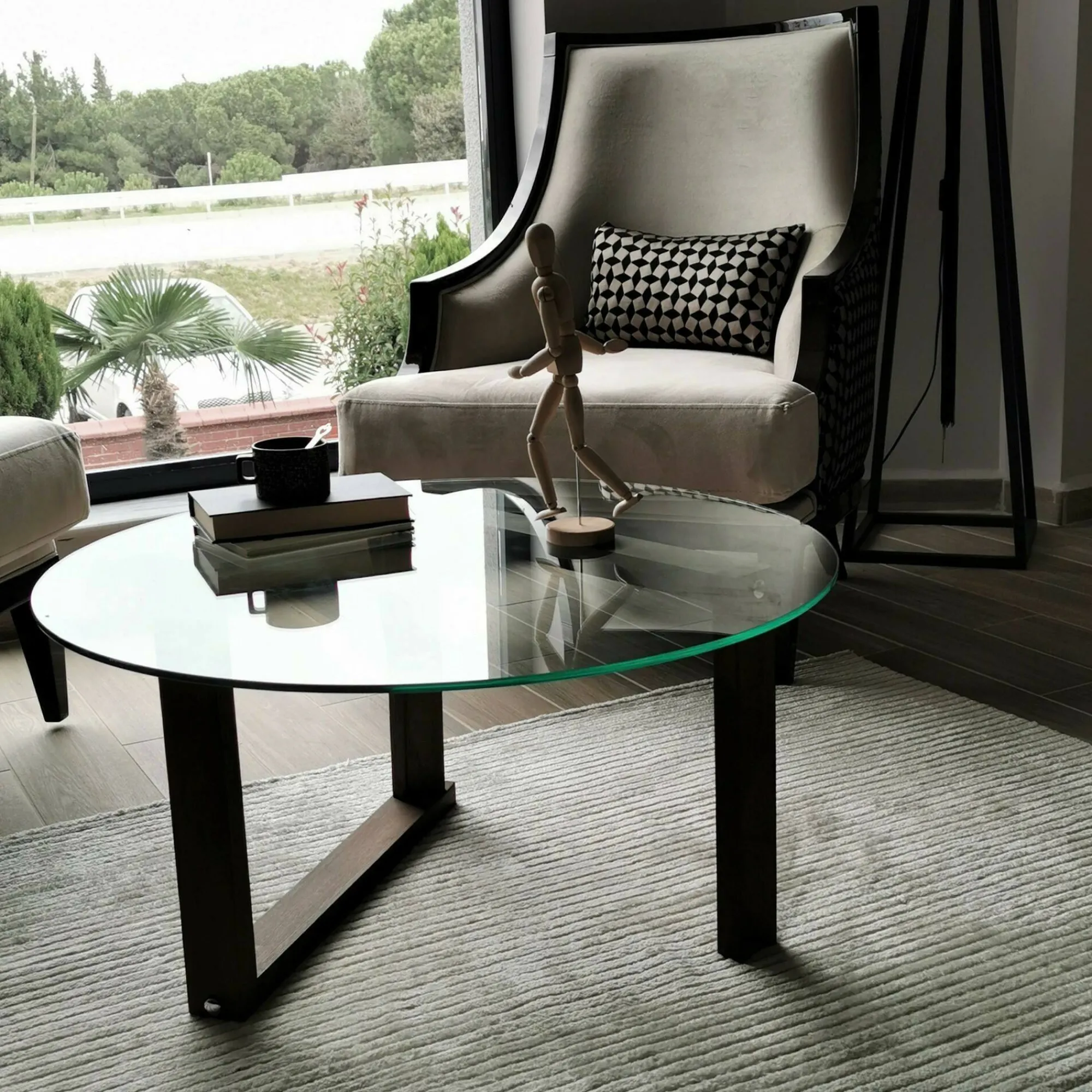 Tavolino da salotto Ragia, 80x80h41 cm,<Dmora Hot
