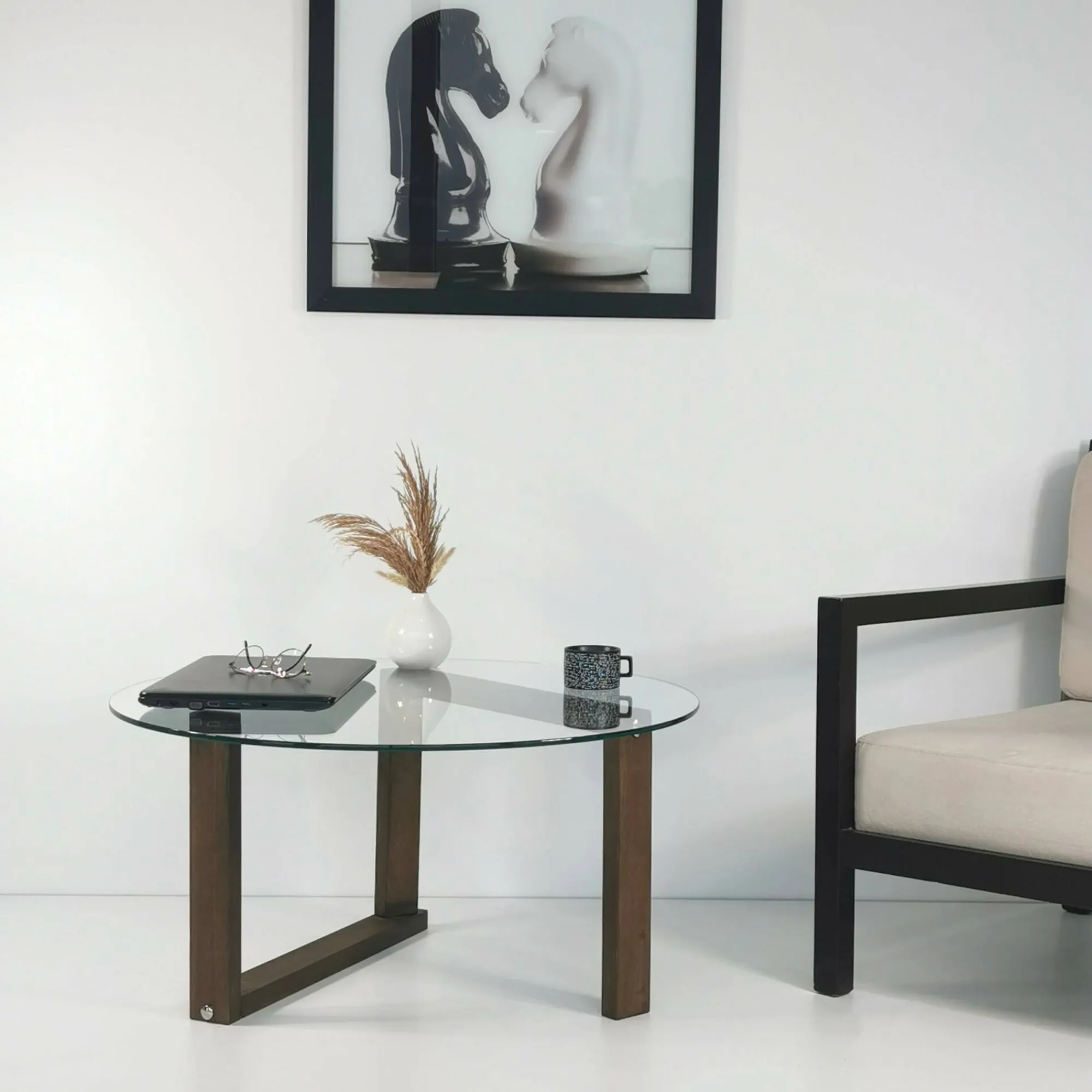 Tavolino da salotto Ragia, 80x80h41 cm,<Dmora Hot