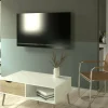 Tavolino da salotto Sfene, 99x60 h43 cm, Bianco e Quercia<Dmora Hot