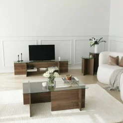 Tavolino da salotto Teti, 105x65h40 cm,<Dmora Cheap
