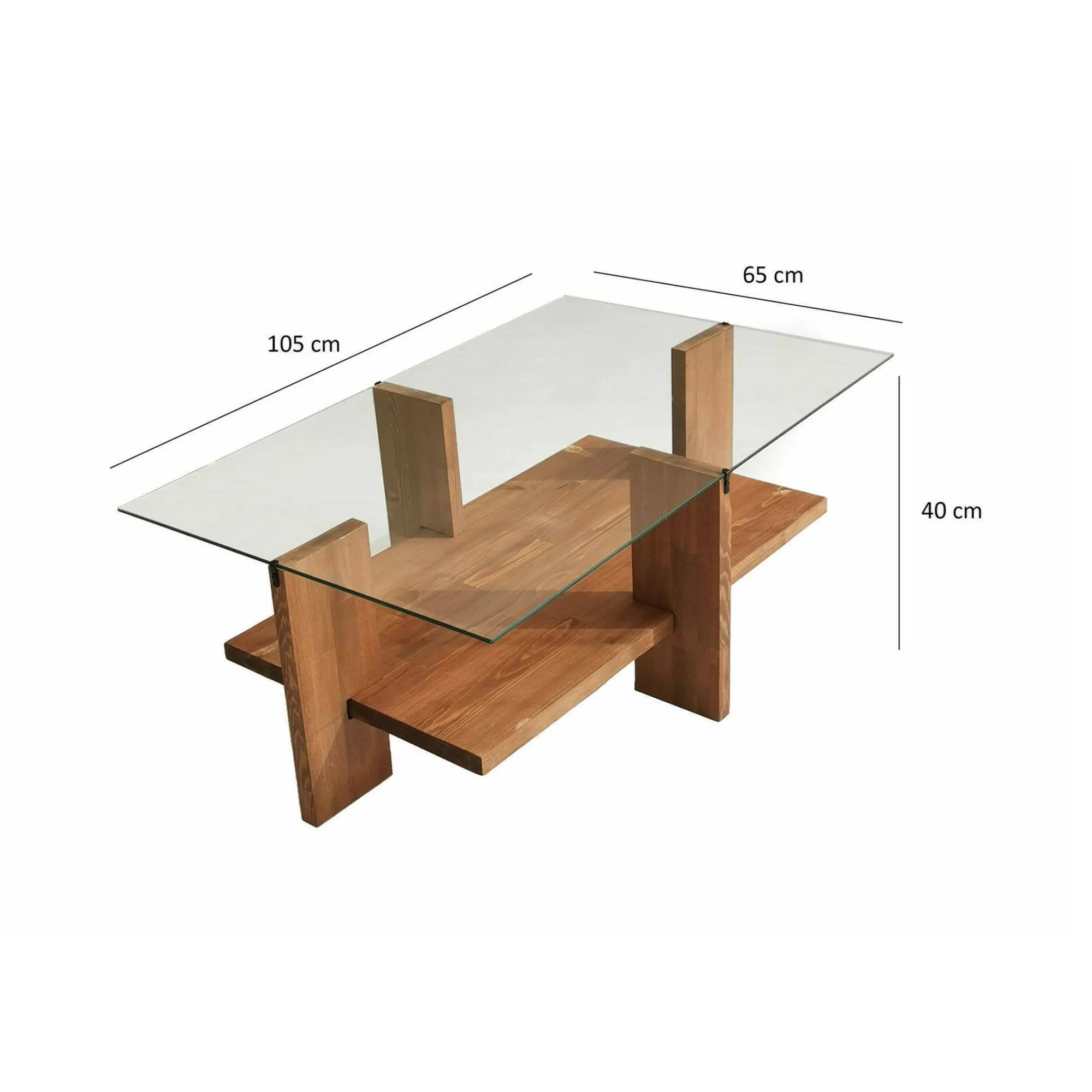 Tavolino da salotto Tomiri, 105x60h40 cm,<Dmora Flash Sale