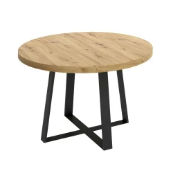 Tavolo allungabile Andia, 110/158x110h77 cm,<Dmora Outlet