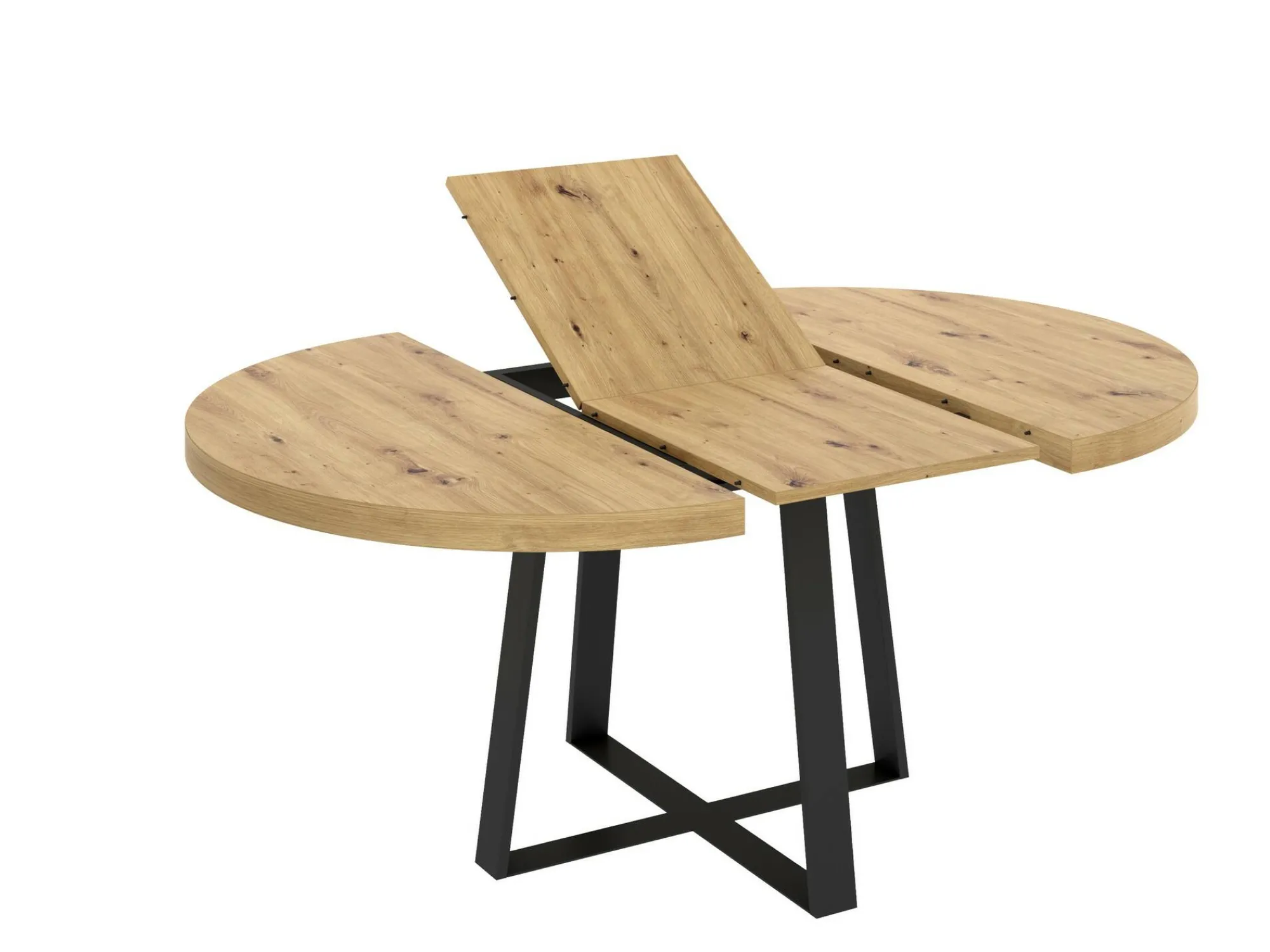 Tavolo allungabile Andia, 110/158x110h77 cm,<Dmora Outlet