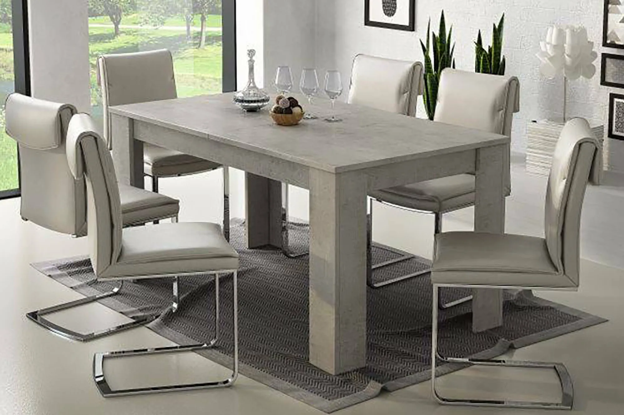 Tavolo allungabile Artino, 160/220x88h75 cm,<Dmora Online