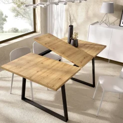Tavolo allungabile Aryal, 160x90h75 cm,<Dmora Hot