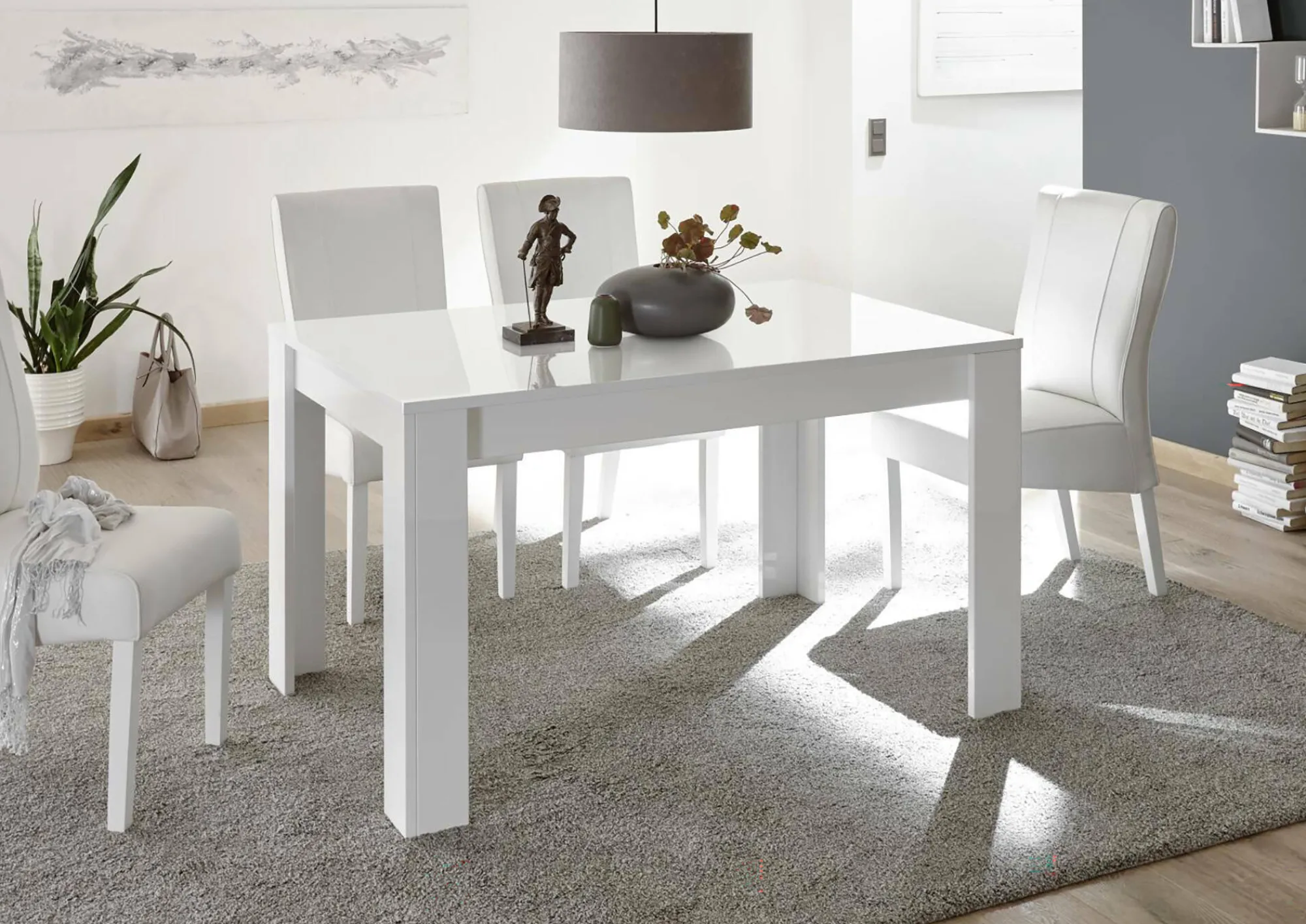 Tavolo allungabile Ddrummon, 137x90 h79 cm,<Dmora Outlet