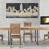 Tavolo allungabile Hadid, 160x90 h77 cm, Marrone e Nero<Dmora Cheap