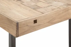 Tavolo allungabile Hadid, 160x90 h77 cm, Marrone e Nero<Dmora Cheap