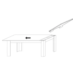 Tavolo allungabile Takumi, 137x90 h79 cm,<Dmora Sale